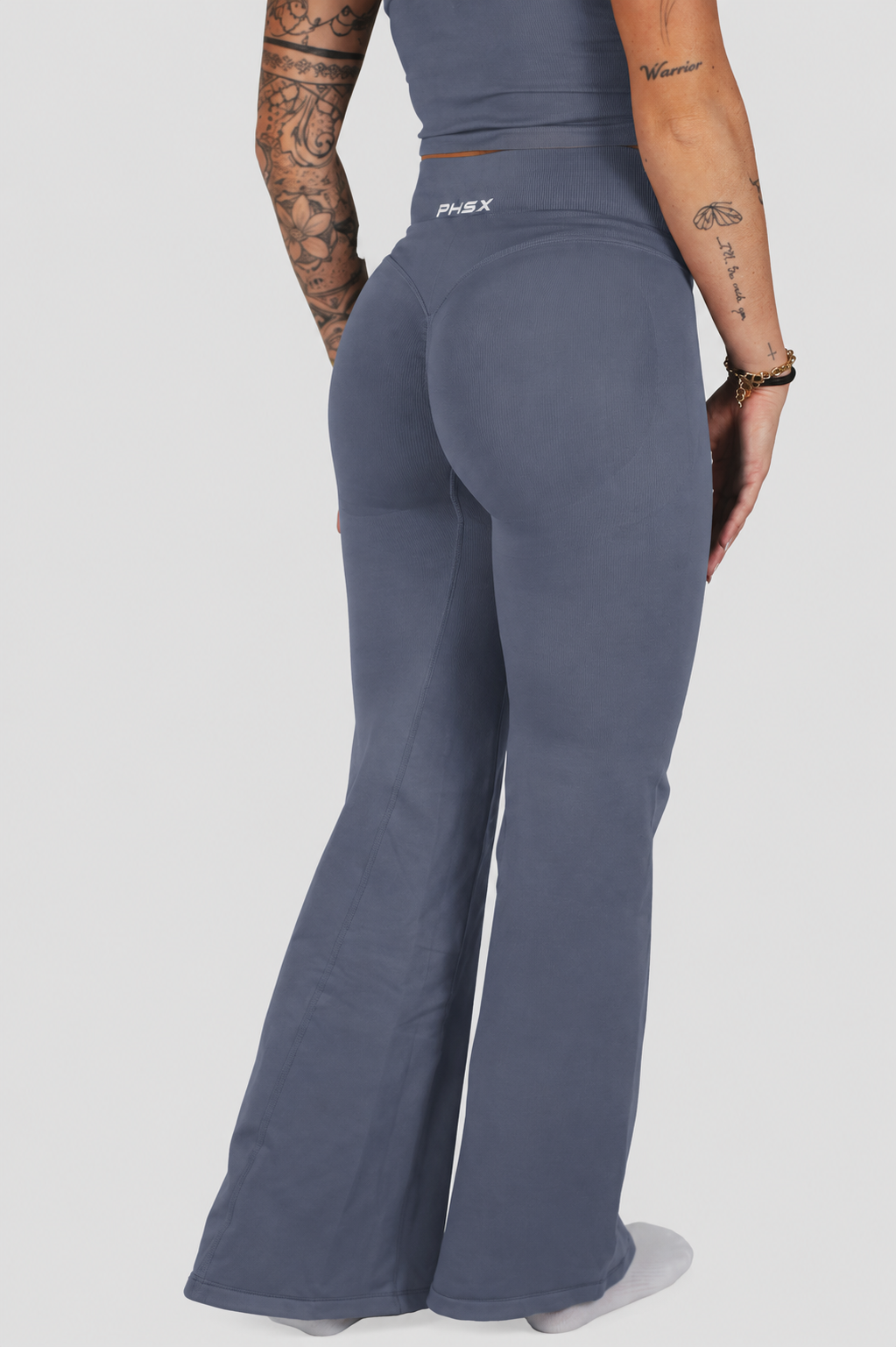 FLARED LEGGING BLUE GREY