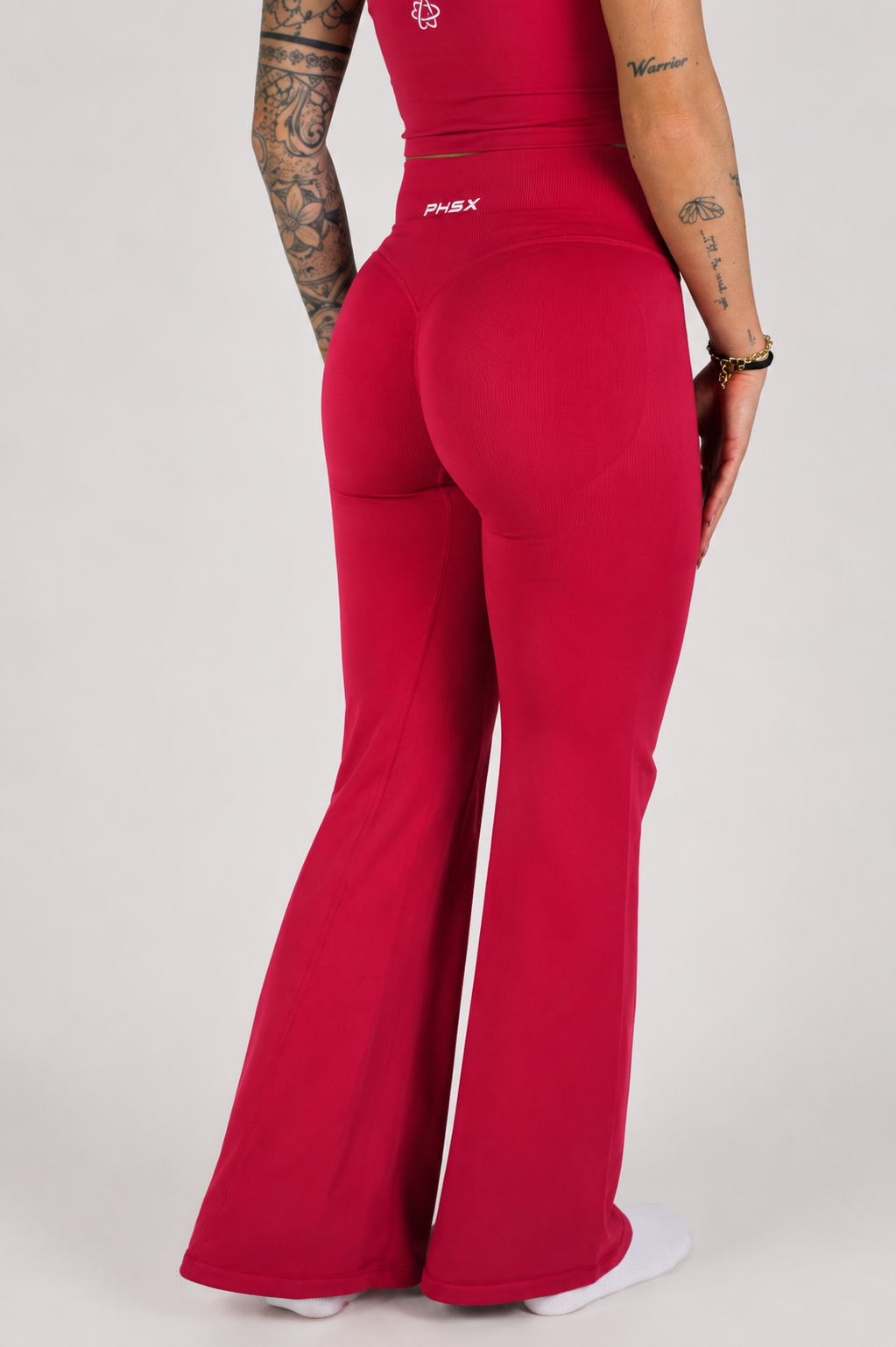 FLARED LEGGING TENDER RED