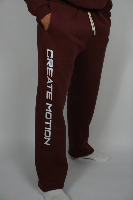 JOGGER BURGUNDY RED