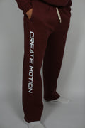 JOGGER BURGUNDY RED