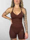 LONG TOP BROWN