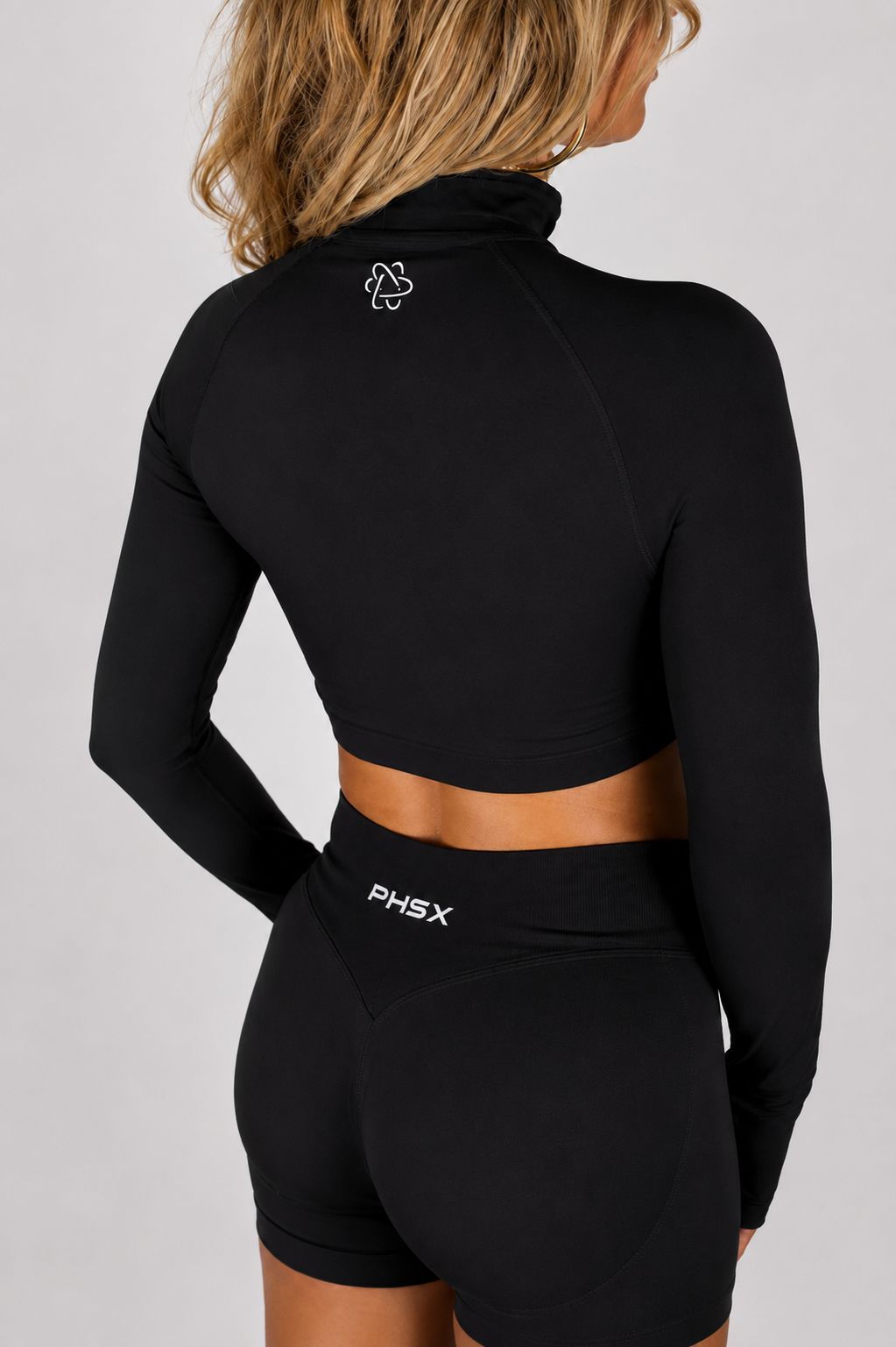 ACTIVE+ ZIPPER BLACK