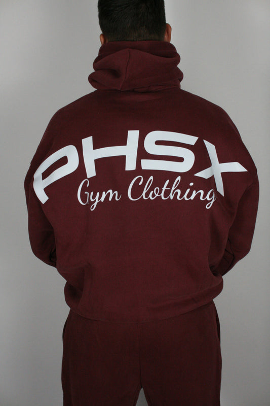HOODIE BURGUNDY RED