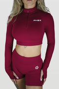 ACTIVE+ ZIPPER WINTERBERRY