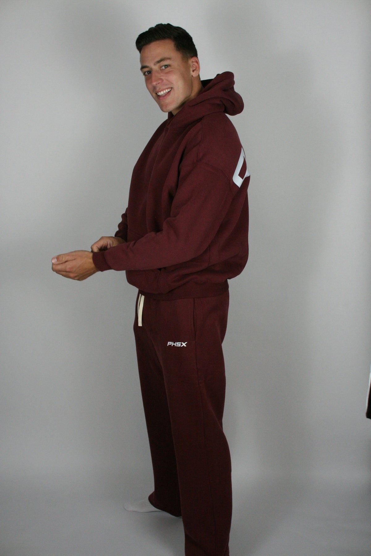 JOGGER BURGUNDY RED