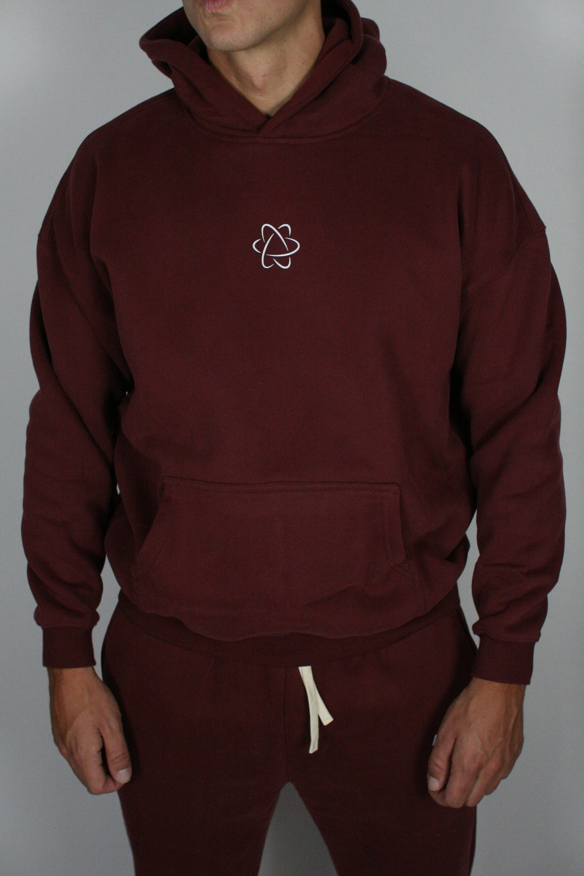 HOODIE BURGUNDY RED