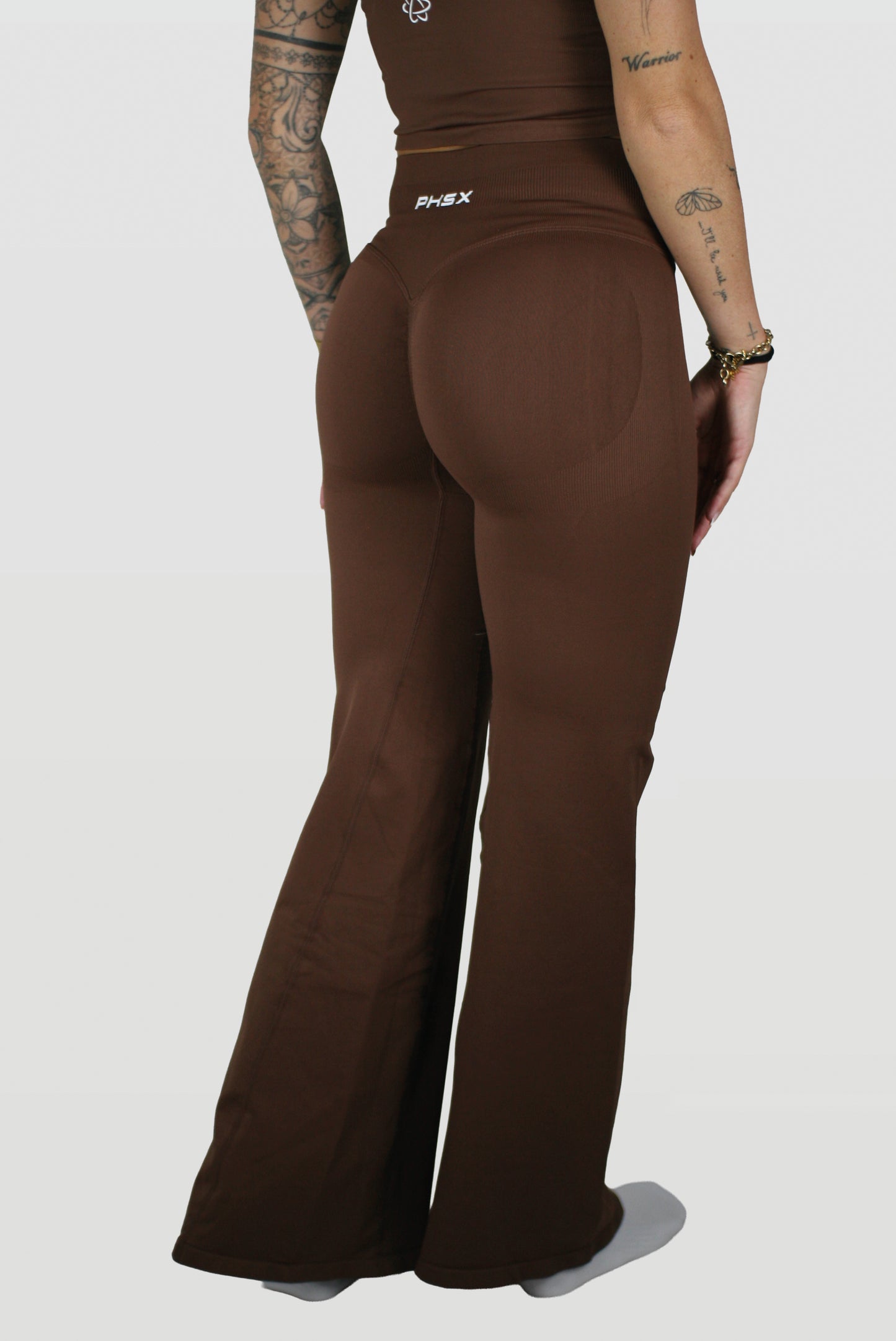 FLARED LEGGING RUSSET BROWN