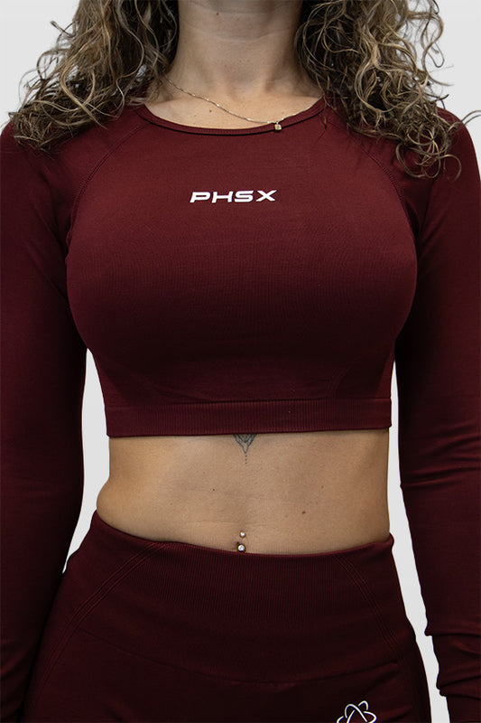 CROPPED LONGSLEEVE RED