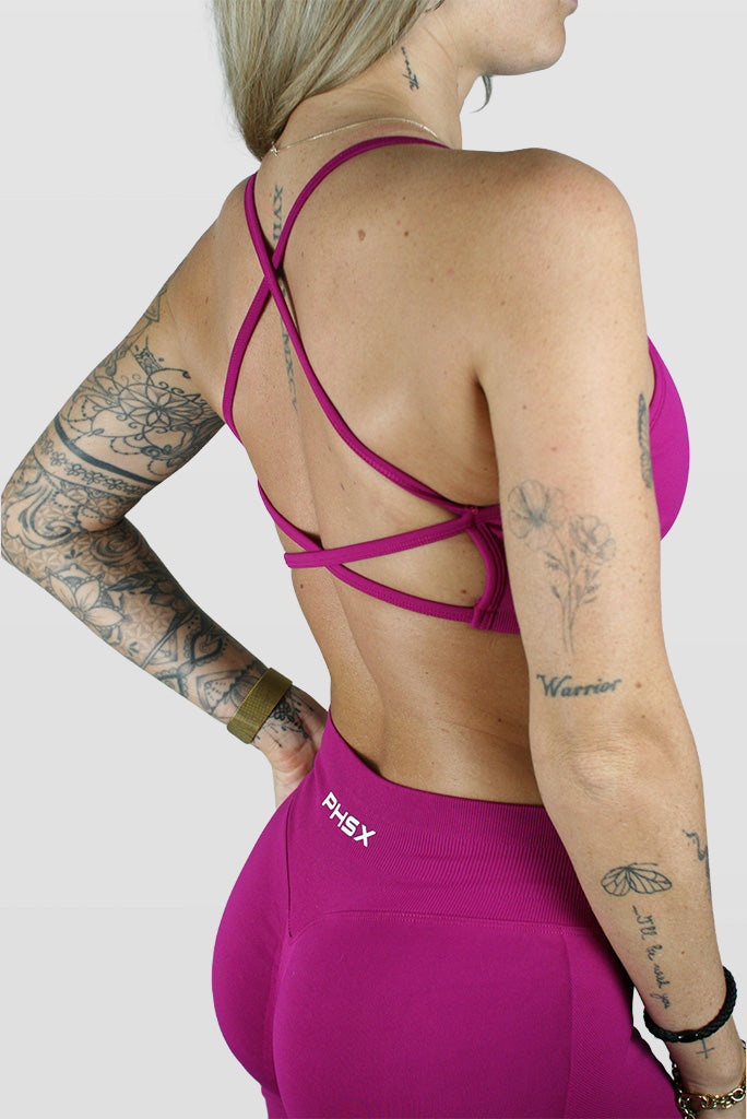 ACTIVE BRA RASPBERRY