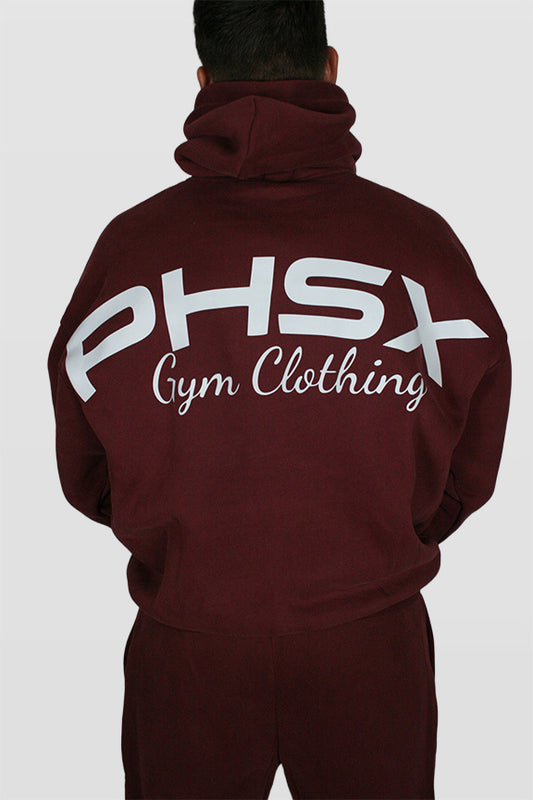 HOODIE BURGUNDY RED