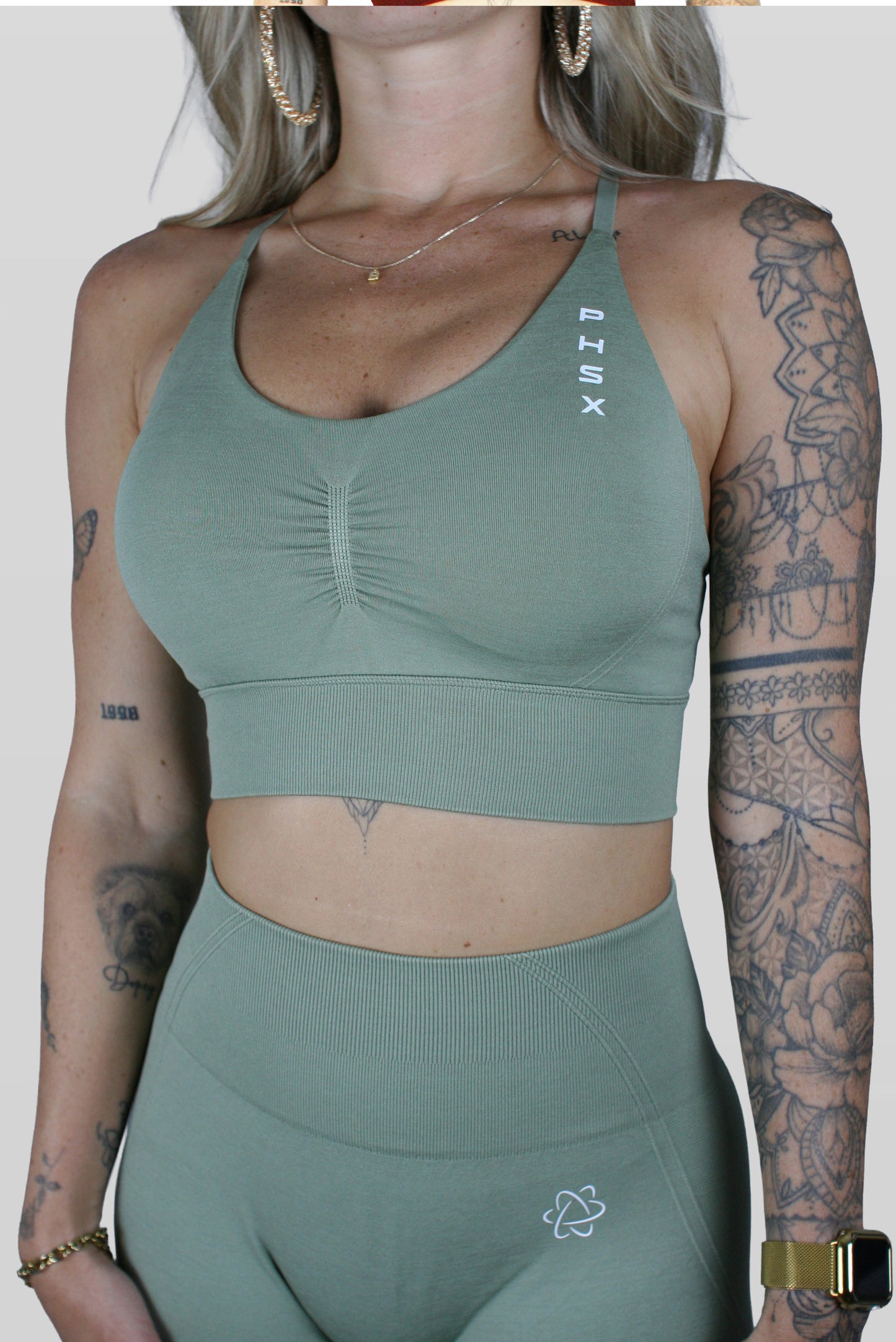 SPORT BH OLIJF GROEN